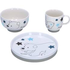 Porcelain Tableware Set 3pcs Polar Bear Elia