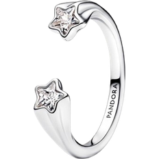 Pandora Shooting Stars Open Ring - Silver/Transparent