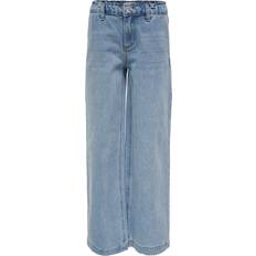 164 Hosen Kids Only Comet Wide Leg Jeans - Light Blue Denim (15289468-2116)