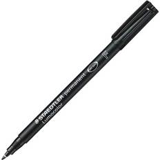 Zwart Stiften Staedtler Lumocolor Permanent Pen F 318 Black 0.6mm