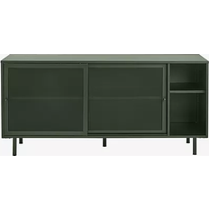 Metal Skænke SoffaDirekt Tokyo Olive Green Skænk 160x75cm