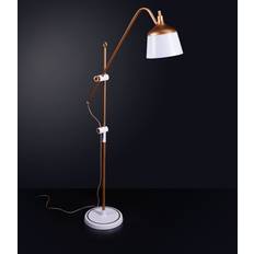 Daylight Anita Copper/White Floor Lamp 73cm