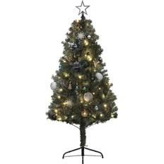 Homcom Artificial With LED Lights Green/Blue Christmas Tree 150cm