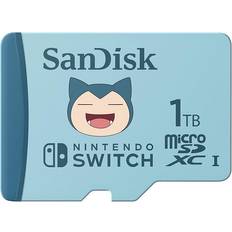 MicroSD Memory Cards & USB Flash Drives SanDisk 1TB Pokemon Snorlax microSD Card for Nintendo Switch, Read speeds up to 100MB/s, Write up to 90MB/s, 4K UHD, V30, U3)