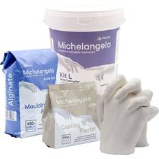 White Plaster Casting Algaplay Michelangelo Kit L