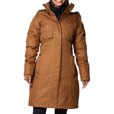 Sportswear Garment Jackets Columbia Apres Arson II Winter Long Down Jacket - Camel Brown