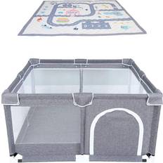 Børnesikkerhed Star Ibaby Oxford XL Foldable +Mat