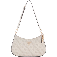 Guess Damen Taschen Guess Noelle Quattro G Shoulder Bag - White