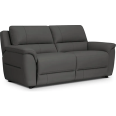 Oak Furnitureland Theo Elephant Grey Sofa 202cm 3 Seater