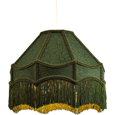 Happy Homewares Classic Victorian Style Empire Light Green Shade 30cm