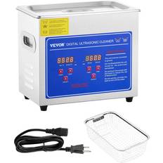 Cleaning Equipment VEVOR Ultrasonic Cleaner with Digital Timer & Heater 3L