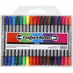 Double Marker Brilliant Colors 20-pack
