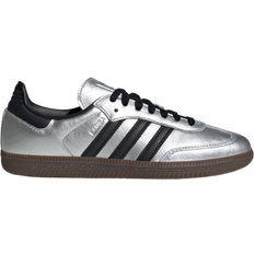 Mujer - Plata Zapatos adidas Samba OG W - Silver Metallic/Core Black/Gum