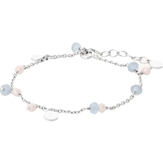 Pernille corydon afterglow sea Pernille Corydon Afterglow Sea Bracelet - Silver/Agate/Pearls