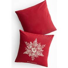 Red Cushion Covers H&M 2-Pack Cotton Covers Cushion Cover Red (50x50cm)