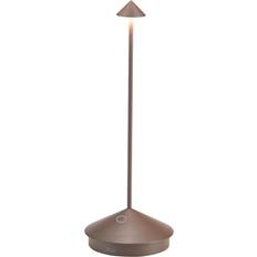 Alimentato a batteria - Illuminazione Esterna Illuminazioni Zafferano Pina Corten/Cut Table Lamp 29cm