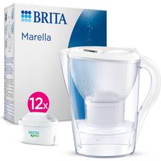 Brita Marella Water Filter Jug Annual Pack Pitcher 13pcs 2.4L