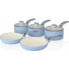 Cookware Sets Swan Retro Cookware Set with lid 5 Parts