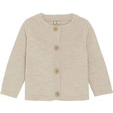 CeLaVi Overdeler CeLaVi Wool Knitted Cardigan - Dune Melange (330576-2105)