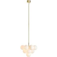 Merlot taklampa Markslöjd Merlot White/Brass Pendellampa ∅ 56cm
