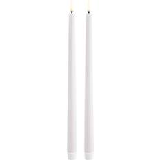 Uyuni Crown White LED Candle 12.6" 2pcs