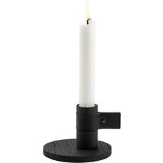 Skinn Lyslykter Ekta Living Bright Light Black Lyslykt 7.5cm