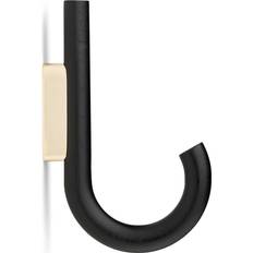 Brass Coat Hooks Gejst Hanger Black Oak/Brass Coat Hook 12.8cm