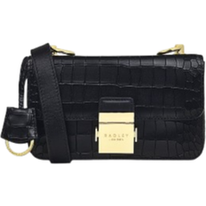 Black - Leather Bags Radley Hanley Close Mini Flapover Crossbody - Black