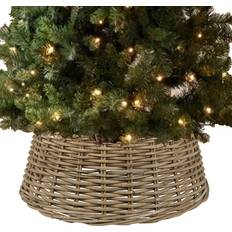 Natural Christmas Tree Skirts URBN Living Base Wicker Natural Christmas Tree Skirt