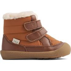 Babies First Steps Children's Shoes Wheat Daxi Tex Prewalker - Brandy