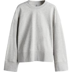 H&M Oversized Sweatshirt - Light Grey Marl