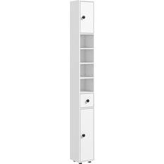 Soft Closing Tall Bathroom Cabinets kleankin (834-625V80WT)