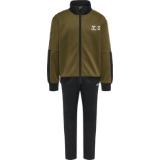 134 Tracksuits Børnetøj Hummel Tazu Tracksuit - Dark Olive (215397-6086)