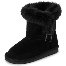 Boots The Children's Place Toddler Girl's Buckle Faux Fur Chalet Boots - Black