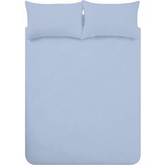 Catherine Lansfield Brushed Cotton Duvet Cover Blue (200x200cm)