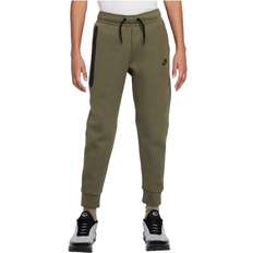 Sweatpants Barnkläder Nike Big Kid's Sportswear Tech Fleece Pants - Medium Olive/Black (FD3287-223)