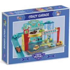 Wooden Toys Toy Garage Djeco Crazy Motors Garage