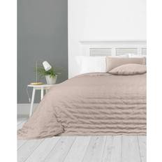 Country Club Leon Embossed Soft Bedspread Beige (240x260cm)