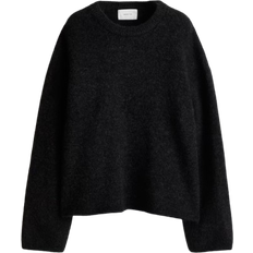 H&M Klær H&M Mohair Mix Oversized Sweater - Dark Grey