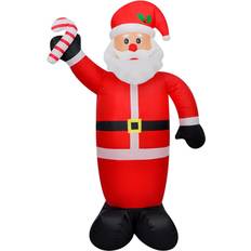 vidaXL Inflatable Decorations Santa Claus with Leds 300cm