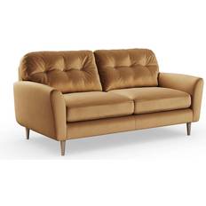 Dunelm Sven Opulent Caramel Sofa 174cm 3 Seater