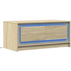 Roble Mesas de Centro vidaXL Engineered Wood Sonoma Oak Coffee Table 50x100cm