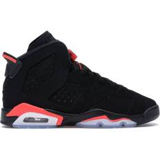 Nubuck Trainers Children's Shoes Nike Air Jordan 6 Retro GS - Black/Infrared