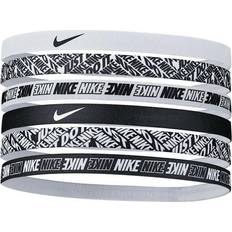 White Headbands Nike Printed Hair Band 6-pack - Blanc