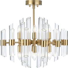 Pacific Lifestyle Brielle Gold/Antique Brass Ceiling Lamp