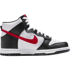 Nike Dunk High GS - White/Black/Gym Red