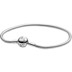 Pandora Moments Smooth Silver Clasp Rannekoru - 18cm