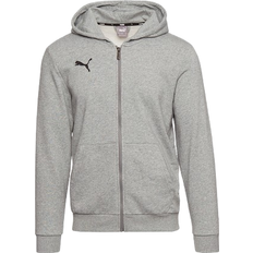 XXS Children's Clothing Puma Kid's TeamGOAL 23 Casuals Hooded Jacket - Medium Gray Heather (656714-33)