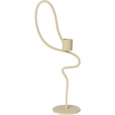 Beige Porte-bougies ferm LIVING Valse High Cashmere Candle Holder 28cm