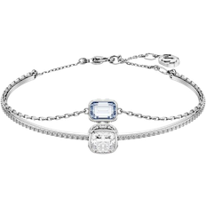 Bangle Swarovski Chroma Bangle - Silver/Blue/Transparent